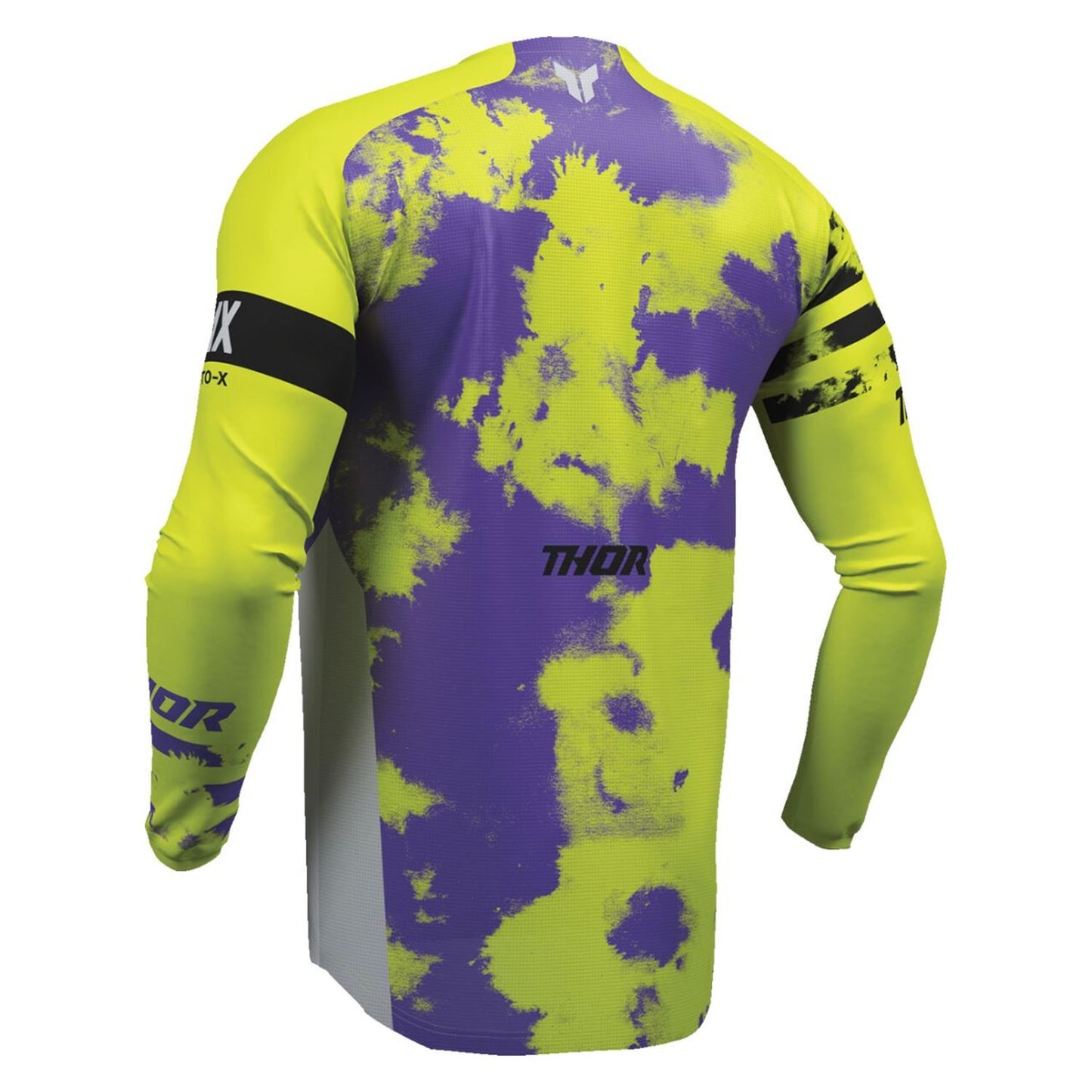 Thor 2026 Youth Launchmode Bleach Grey Acid MX Jersey