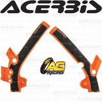 Acerbis X-Grip Frame Protector Guards Orange For KTM SX 85 2013-2017