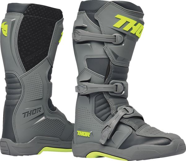 Thor 2024 Youth Blitz XR Grey Charcoal Motocross Boots