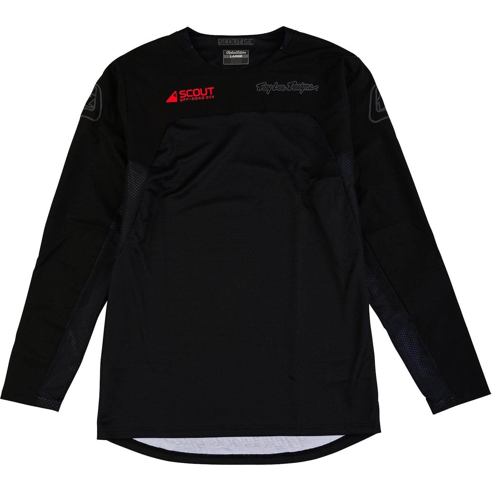 Troy Lee Designs Spring 2025 MX Jersey SCOUT SE Systems Jersey Black