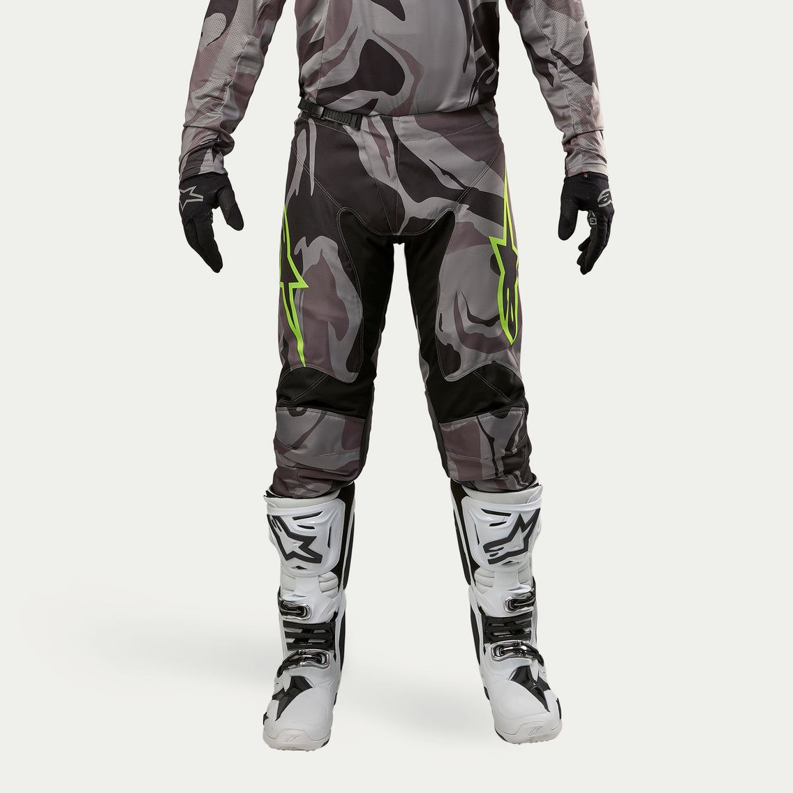 Alpinestars 2024 Racer Tactical Motocross Combo Kit Pants & Jersey Cast Gray Camo Magnet