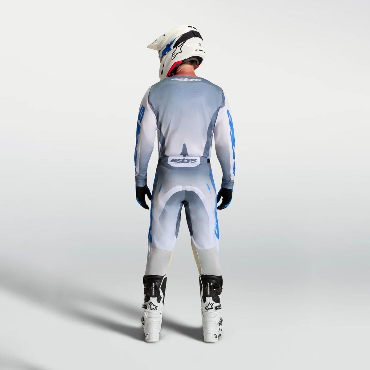 Alpinestars 2027 Racer Amber MX Combo Kit Ash Gray Light Lilac Ucla Blue