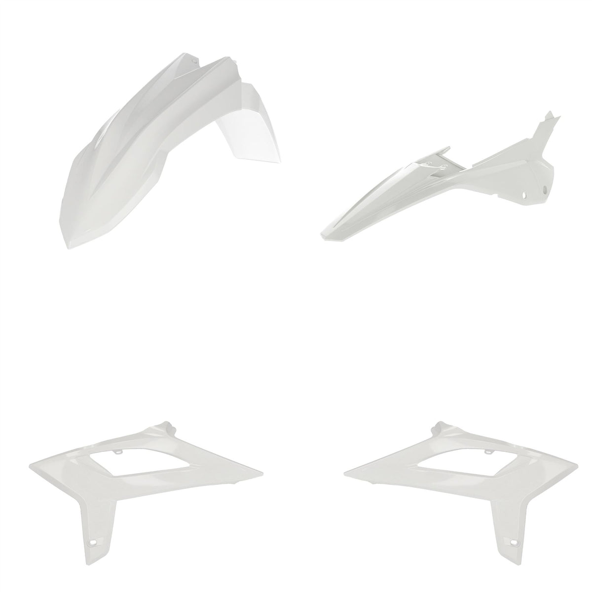 Acerbis Plastic Kit White For Beta RX 450 2023