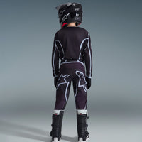 Alpinestars 2026 Youth Fluid Apex Motocross Combo Kit Black Grey