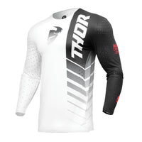 Thor Prime Analog Black White Motocross Combo Kit CLEARANCE