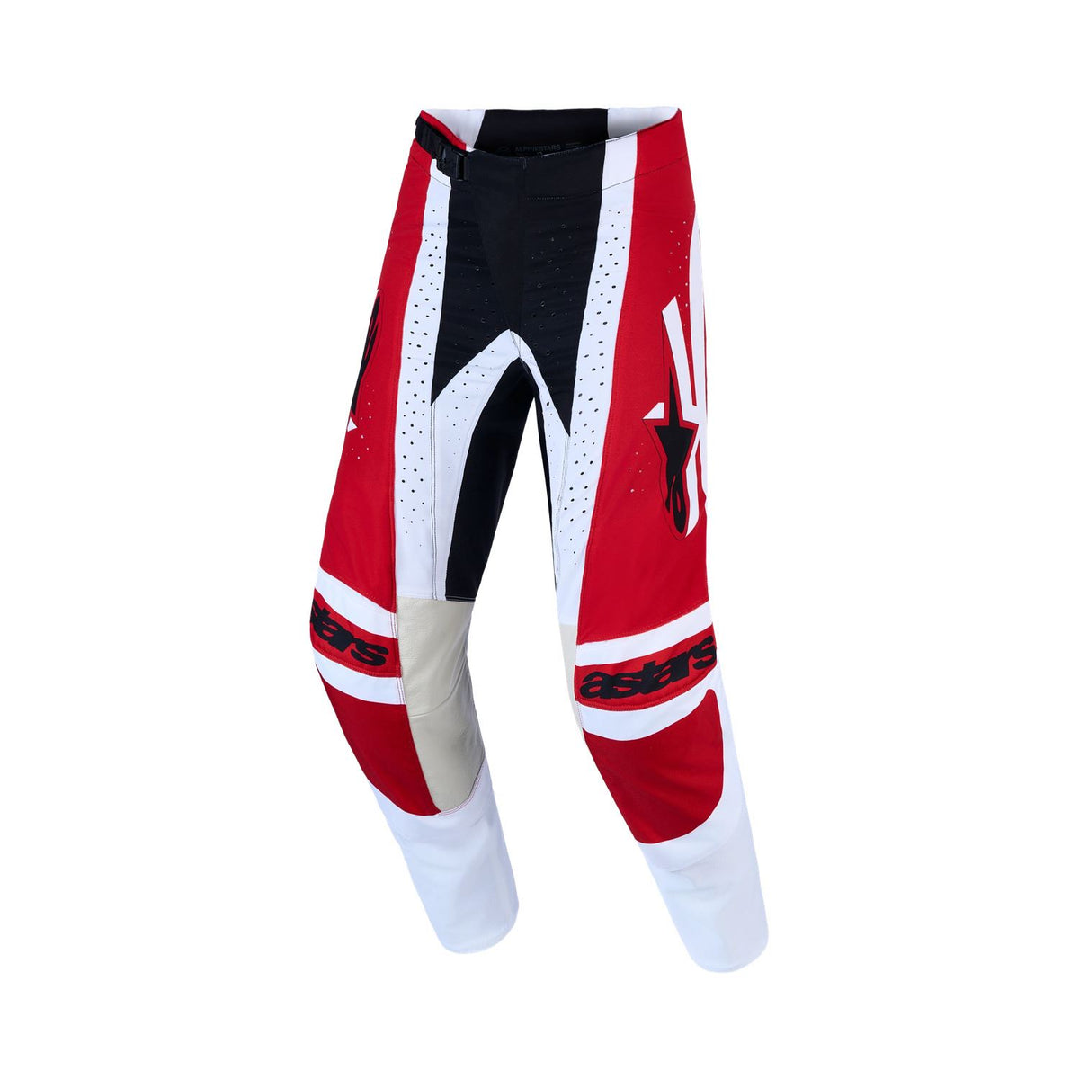 Alpinestars 2027 Techstar Maven MX Pants Fire Red White Lavender Black