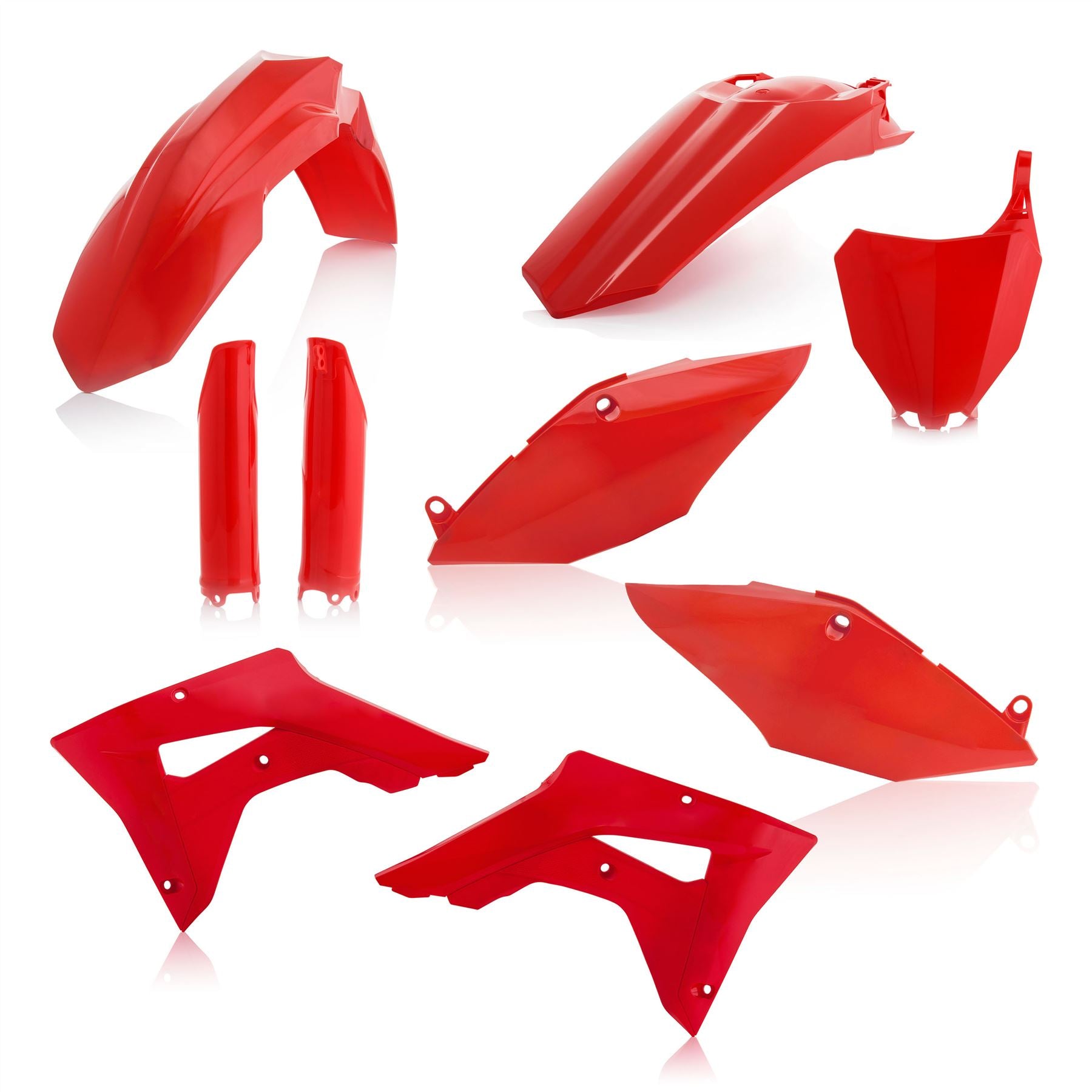 Acerbis Full Plastic Kit Red For Honda CRF 450RX 2017-2018