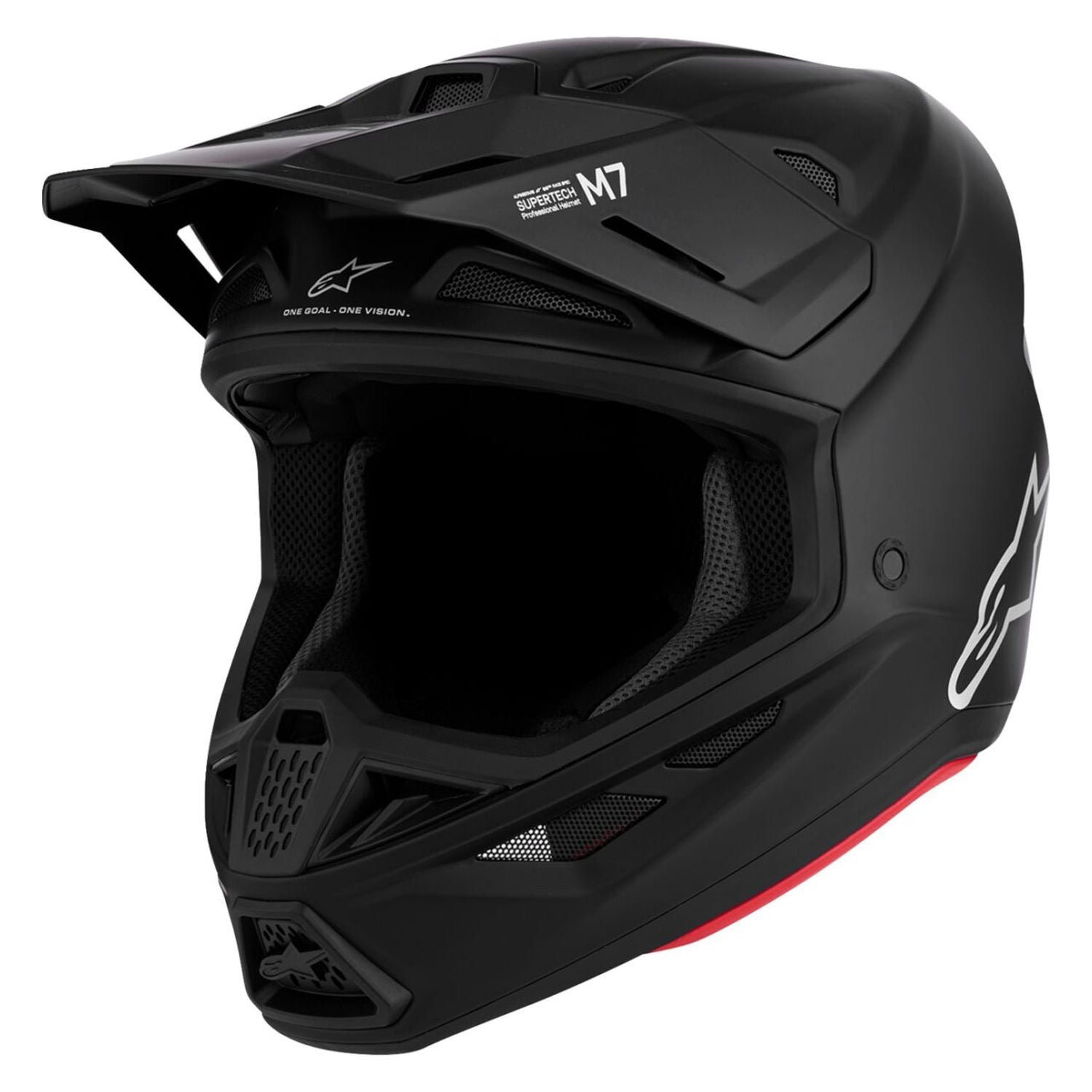 Alpinestars 2027 S-M7 Solid MX Helmet Black Matt