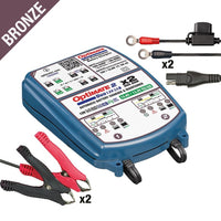 OptiMate 2 Duo Dual Bank Bronze 12V Smart Battery Charger Maintainer