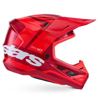 Alpinestars 2026 SM7 Core Motocross Helmet Red Glossy