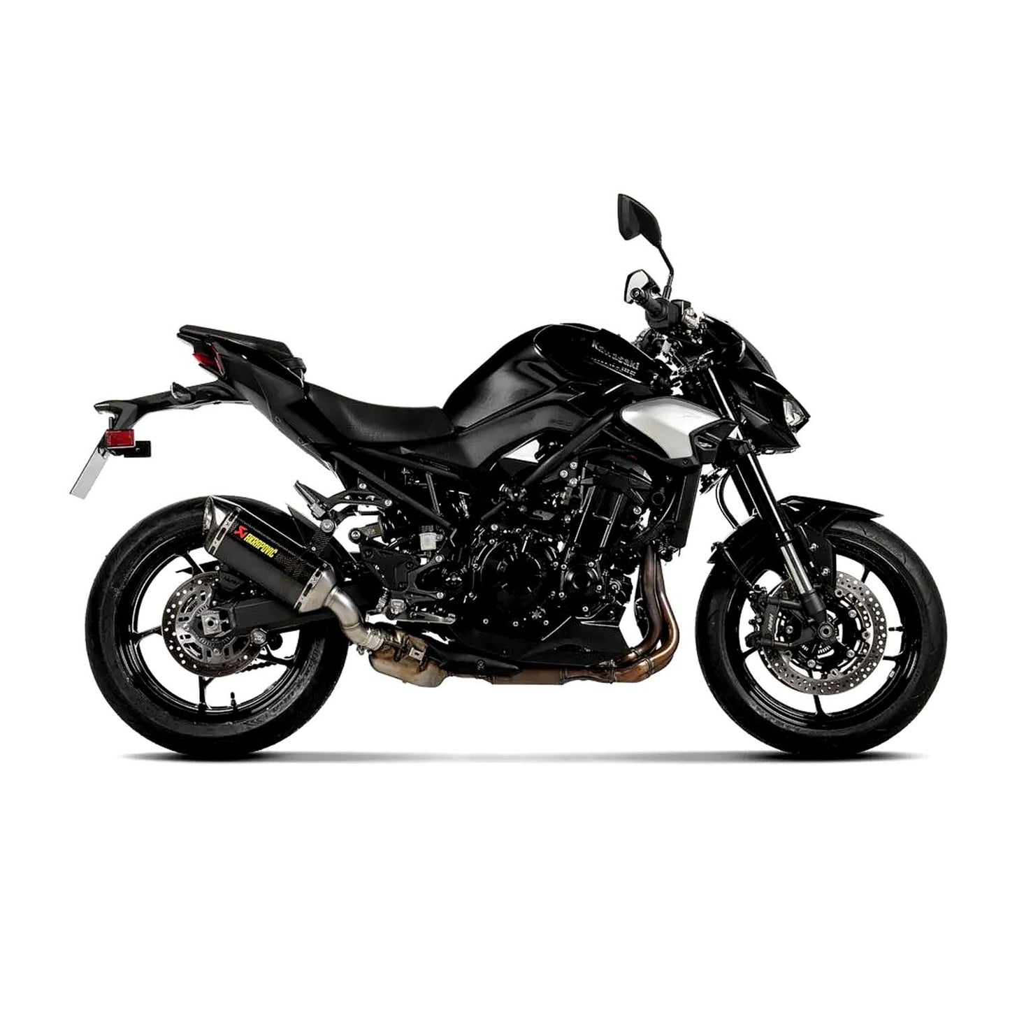 Akrapovic Carbon Fiber Line Slip On Silencer For Kawasaki Z 900 ABS 2025-2026