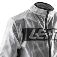 Leatt Translucent Clear Black Rain Jacket Waterproof