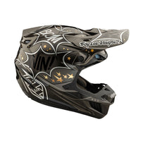 Troy Lee Designs 2025 Motocross Helmet SE5 Carbon Cosmic Explosion Grey