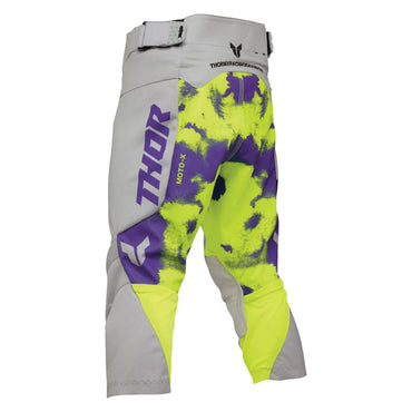 Thor 2026 Youth Launchmode Bleach Grey Acid MX Pants