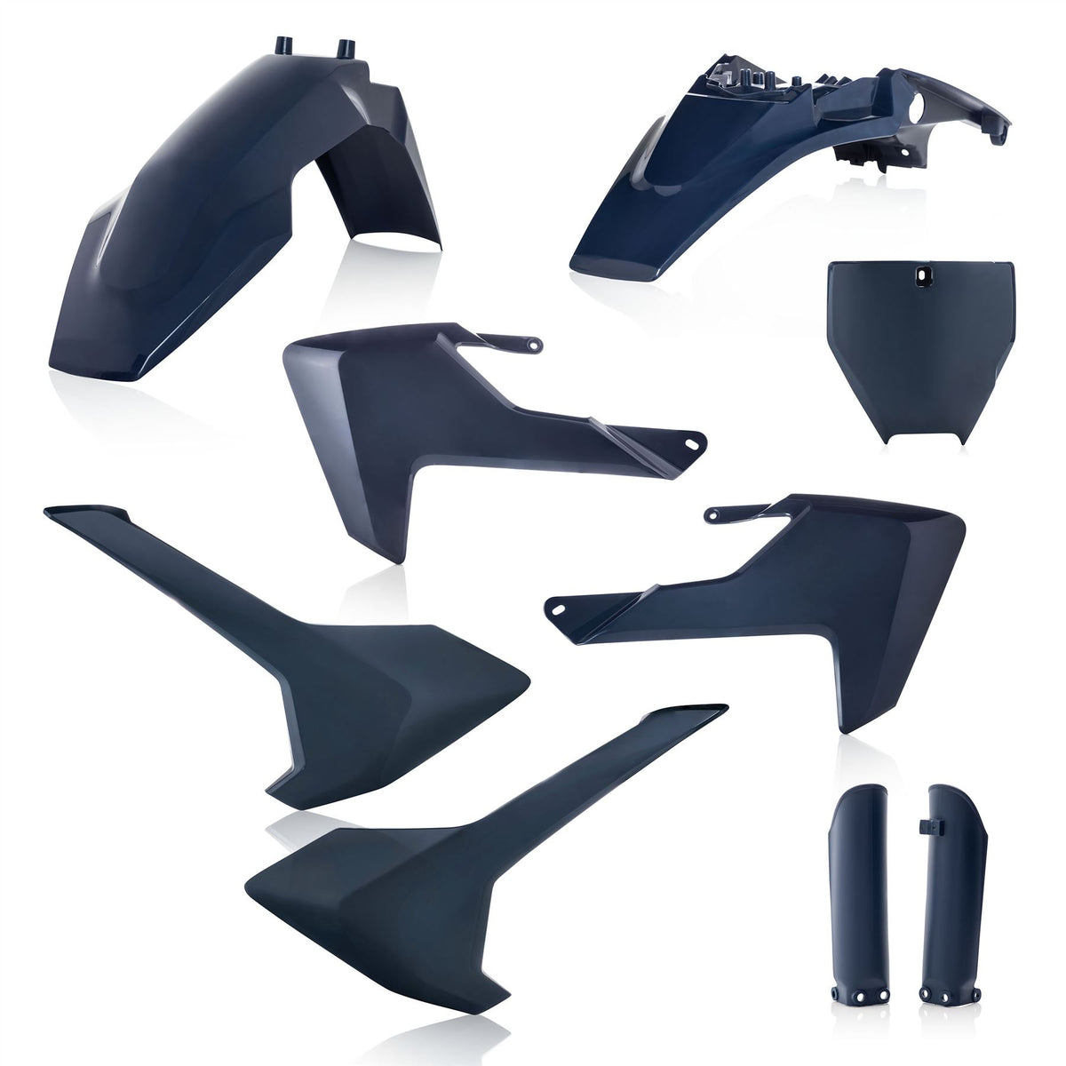 Acerbis Radiator Rad Scoops Metallic Grey For Husqvarna FE 501 S 2022-2023
