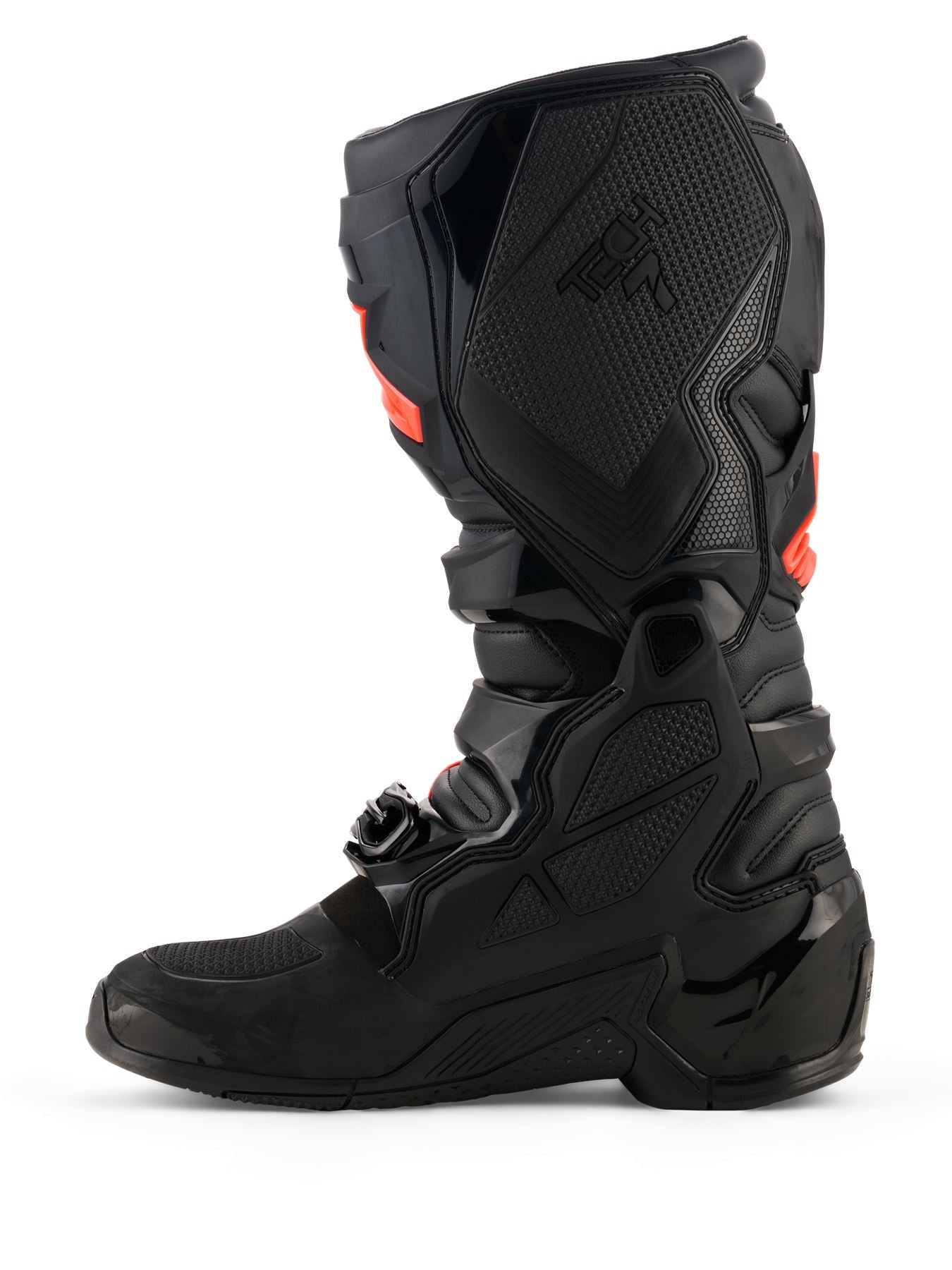 Alpinestars 2026 Tech 7 MX Boots Black Red Flou