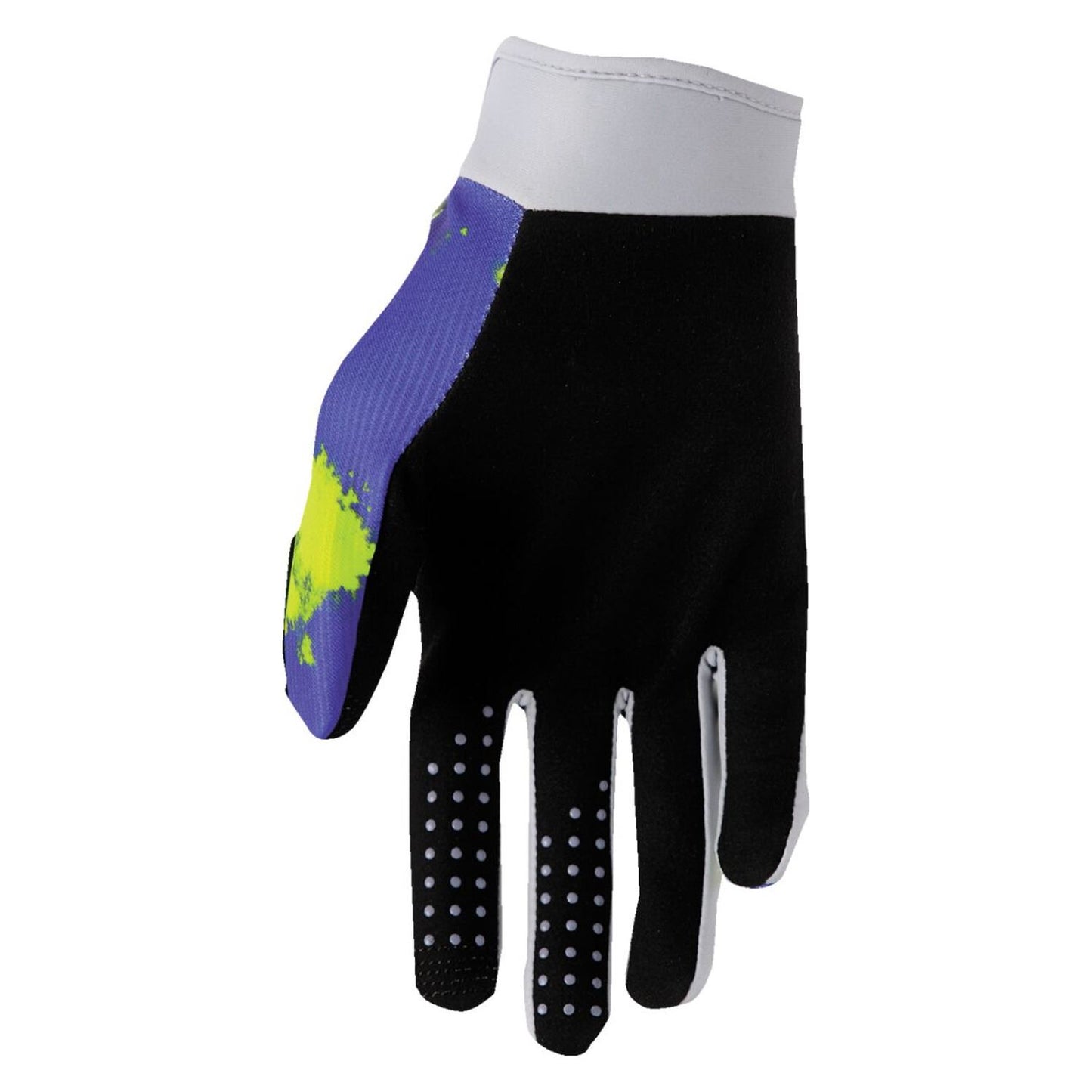 Thor 2026 Youth Launchmode Bleach Grey Acid MX Gloves