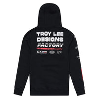 Troy Lee Designs Spring 2025 MX Factory Hoodie Black