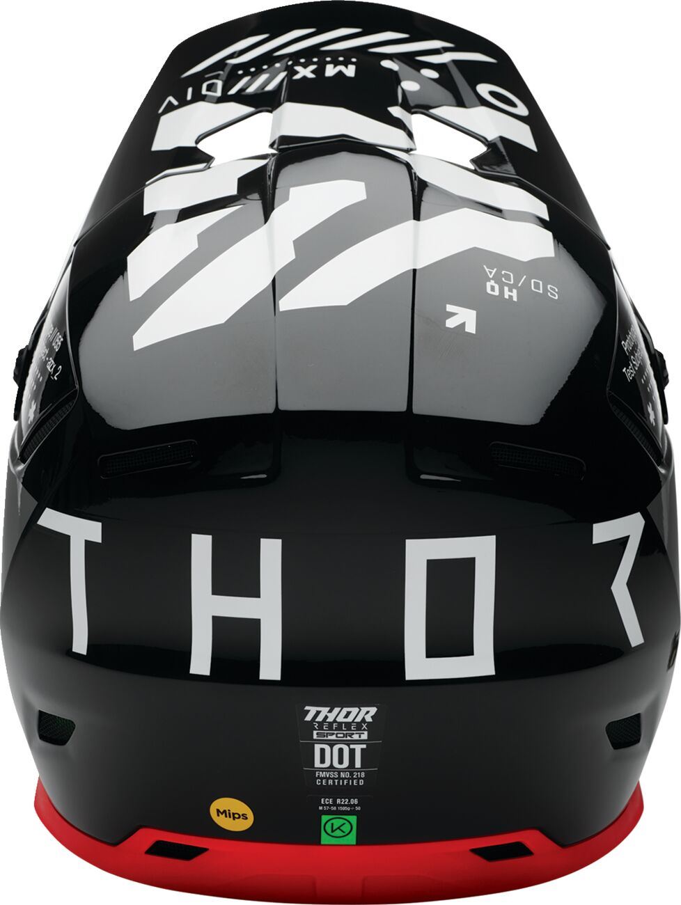 Thor MX Spring 2026 Helmet Reflex Sport Strike Black Red