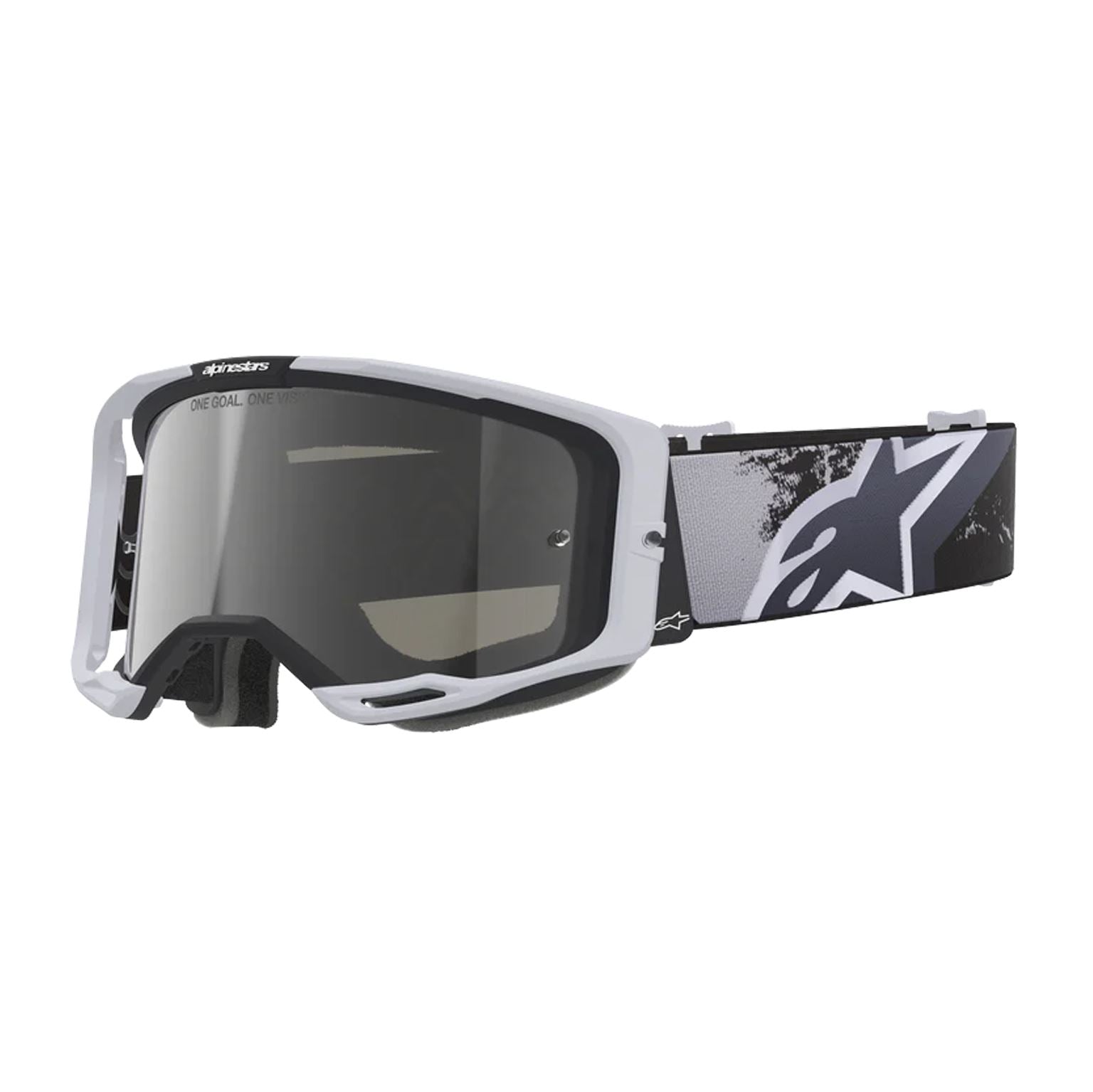 Alpinestars 2026 Vision 8 Lahnd Motocross Goggles Iron Camo Silver Mirror One Size