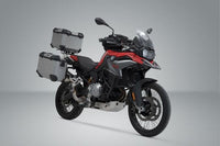 SW-Motech TRAX ADV Full Luggage System Silver Kit Stainless Steel Type Rails For BMW F 750 GS ABS Edition 40 Years 2021