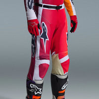 Alpinestars 2026 Racer Portl Motocross Pants Red Light Grey Dark Grey