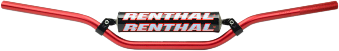 Renthal 7/8 22mm RC Red 971 Handlebar Padded For Kawasaki KLX 250R 1994-1996