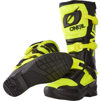 O'Neal 2025 Motocross Boots RSX Neon Yellow Black