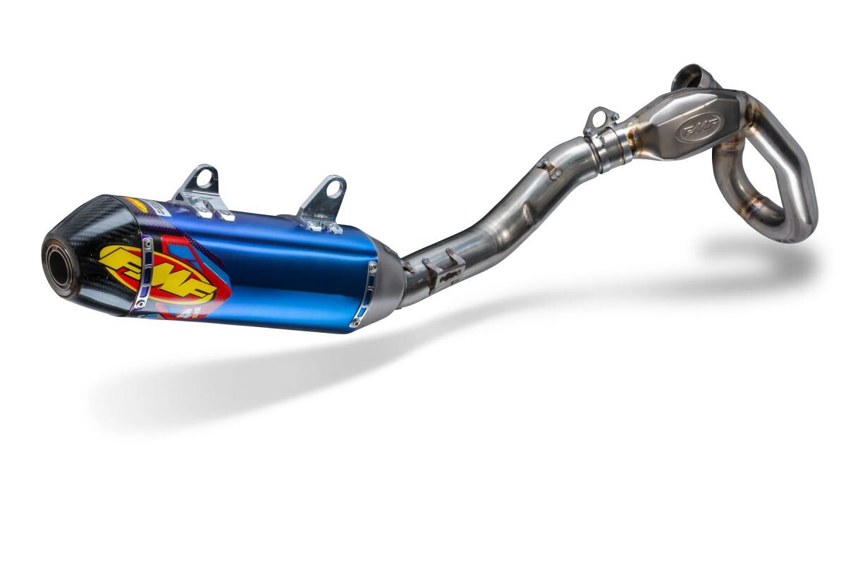 FMF Exhaust System Factory 4.1 RCT Megabomb Carbon Blue