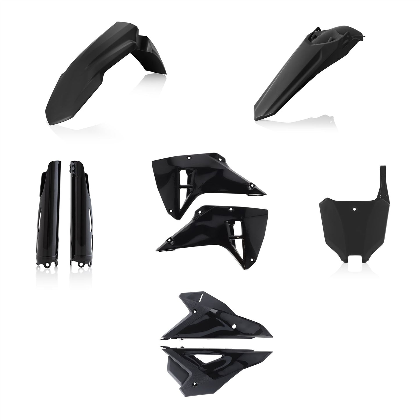 Acerbis Full Plastic Kit Black For HONDA CRF 250 RX 2025-2027