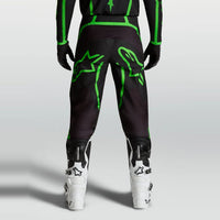 Alpinestars 2027 Fluid Apex MX Pants Black Green Fluo