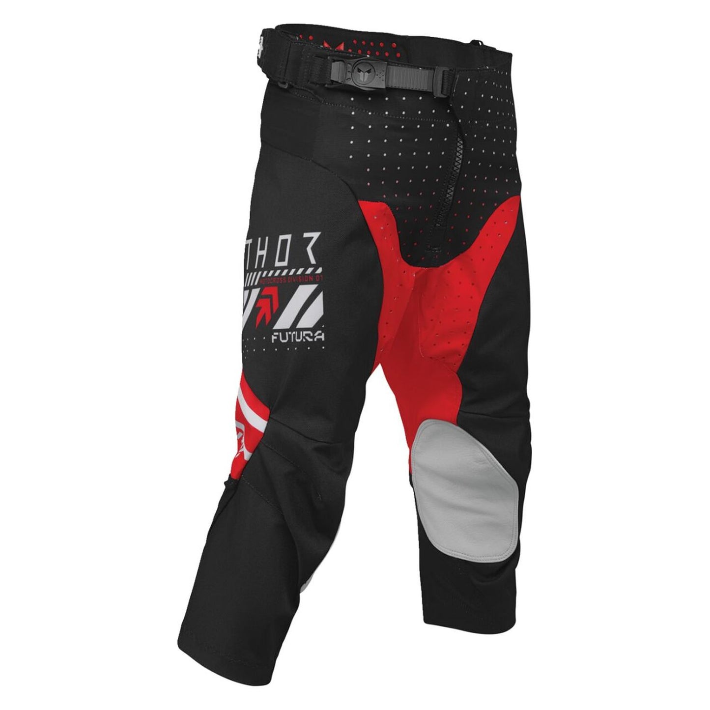 Thor 2026 Youth Launchmode Futura Black Red MX Pants