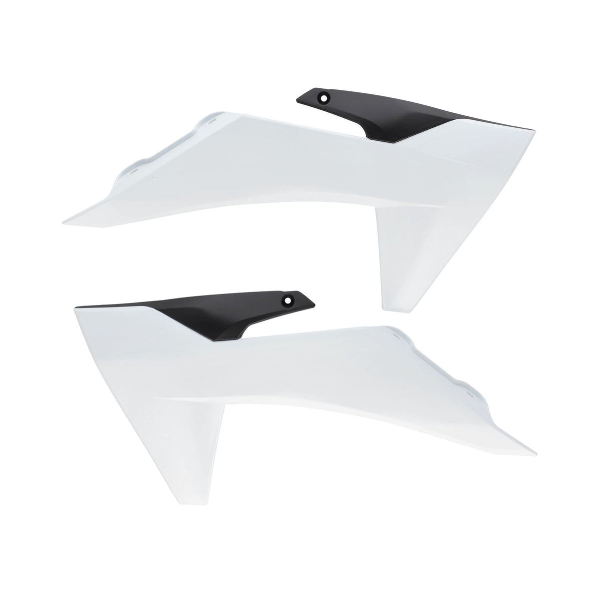 Acerbis Radiator Rad Scoops White Black For KTM SX-E 5 2025-2027
