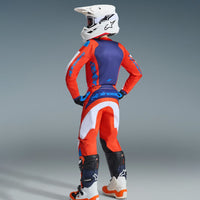Alpinestars 2026 Youth Fluid Grid Motocross Combo Kit Orange Ucla Blue