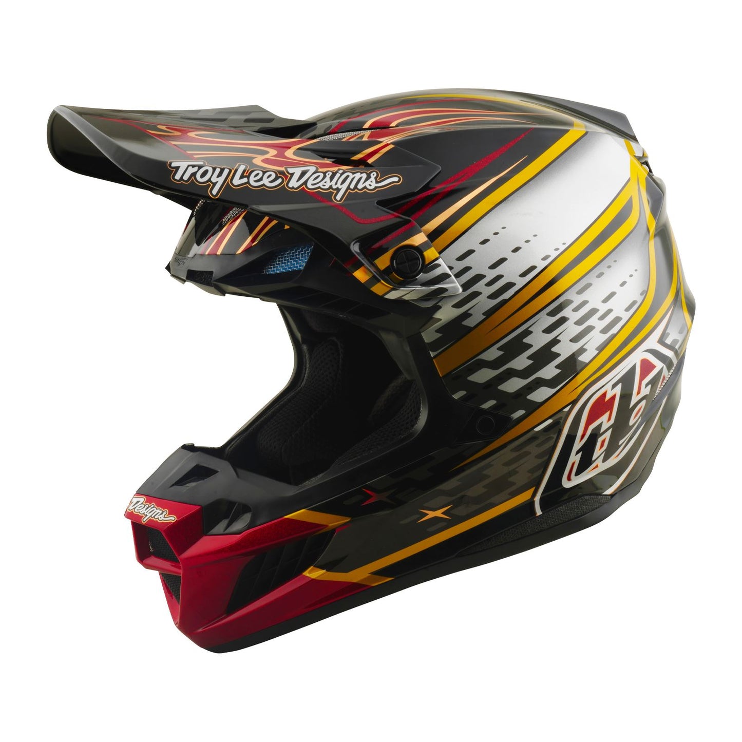 Troy Lee Designs Spring 2026 MX SE5 Composite Wings Helmets Black Black