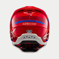 Alpinestars 2026 Supertech SM5 Action 2 Bright Red Blue Motocross Helmet