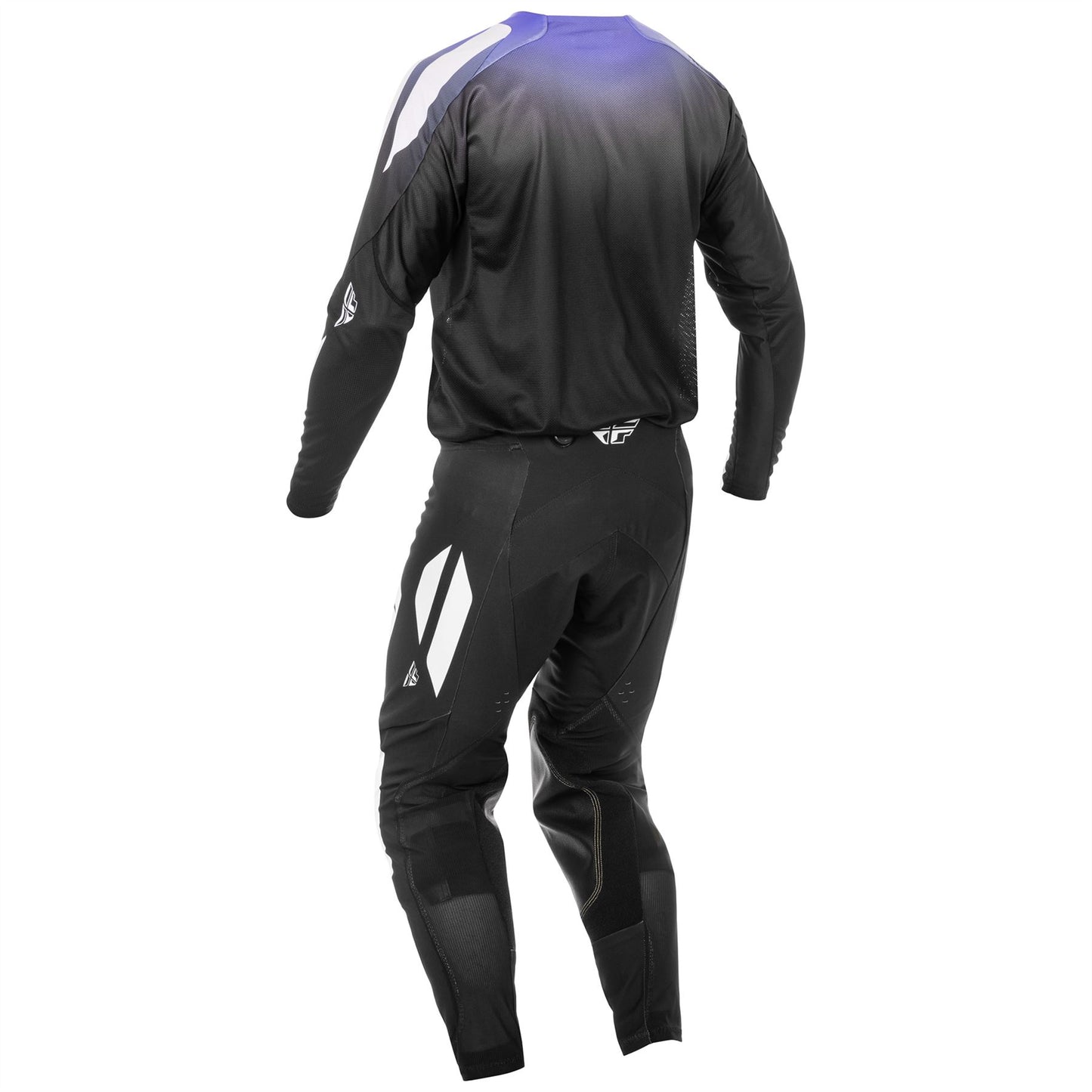 Fly Racing 2025 Evolution DST Motocross Pants Black White Purple