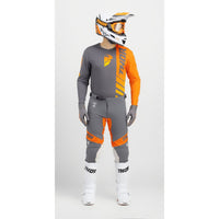Thor Prime Analog Charcoal Orange Motocross Combo Kit CLEARANCE