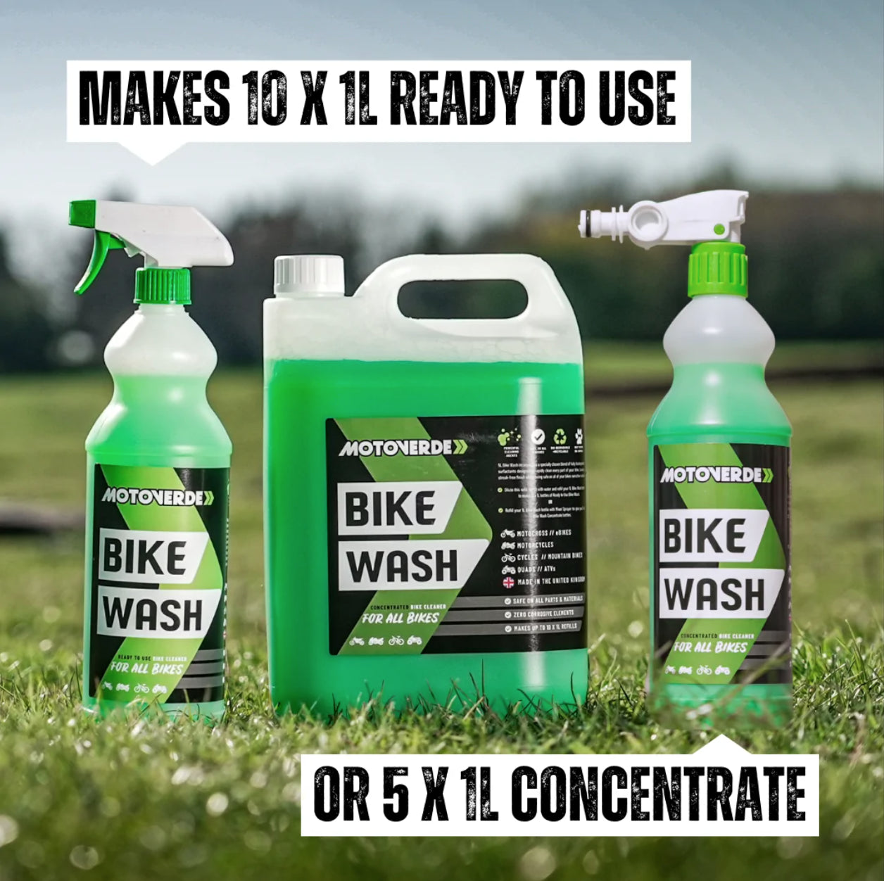 Motoverde Bike Wash 5L Concentrated - Refill