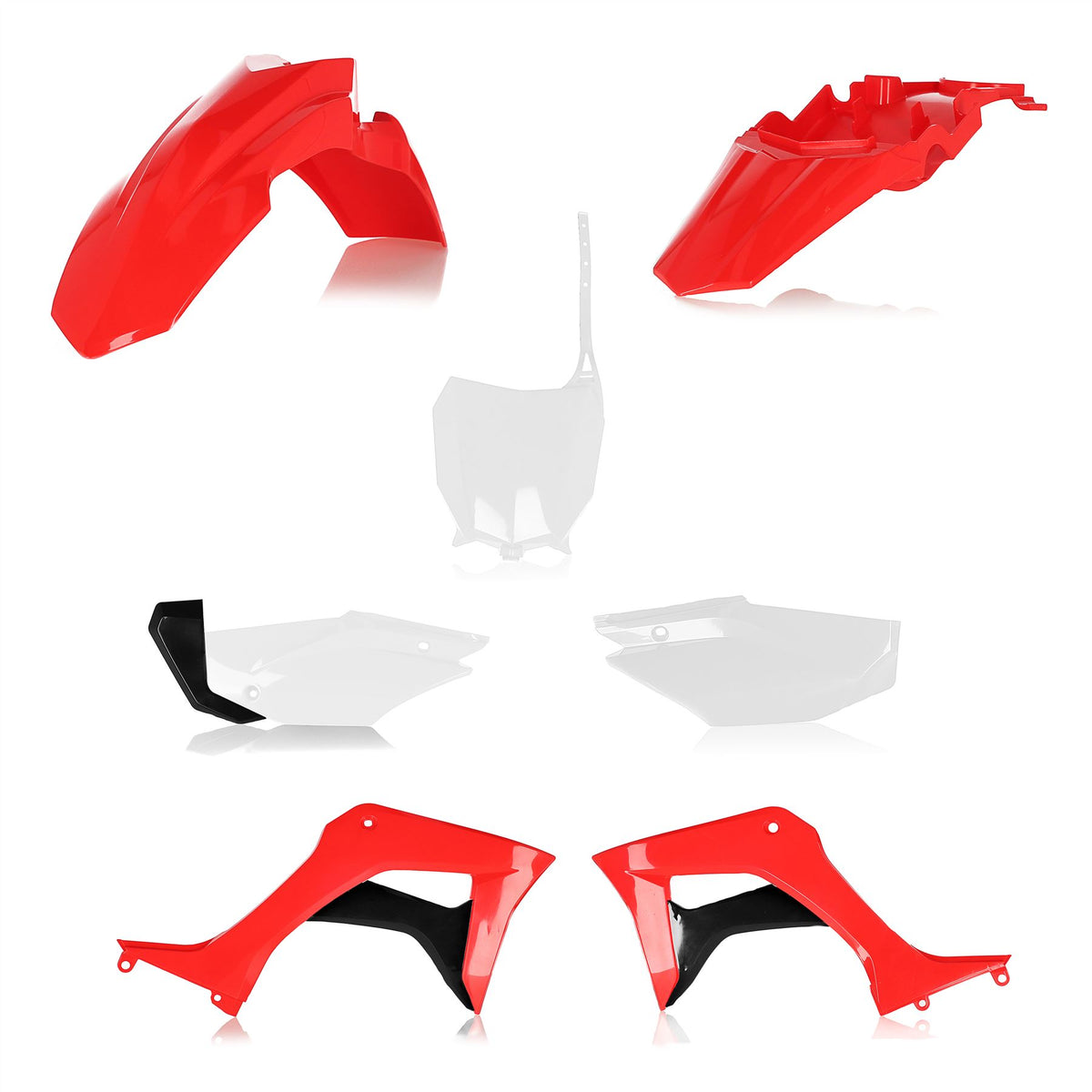 Acerbis Full Plastic Kit Standard Red Blue For HONDA CRF 110 F 2019-2026