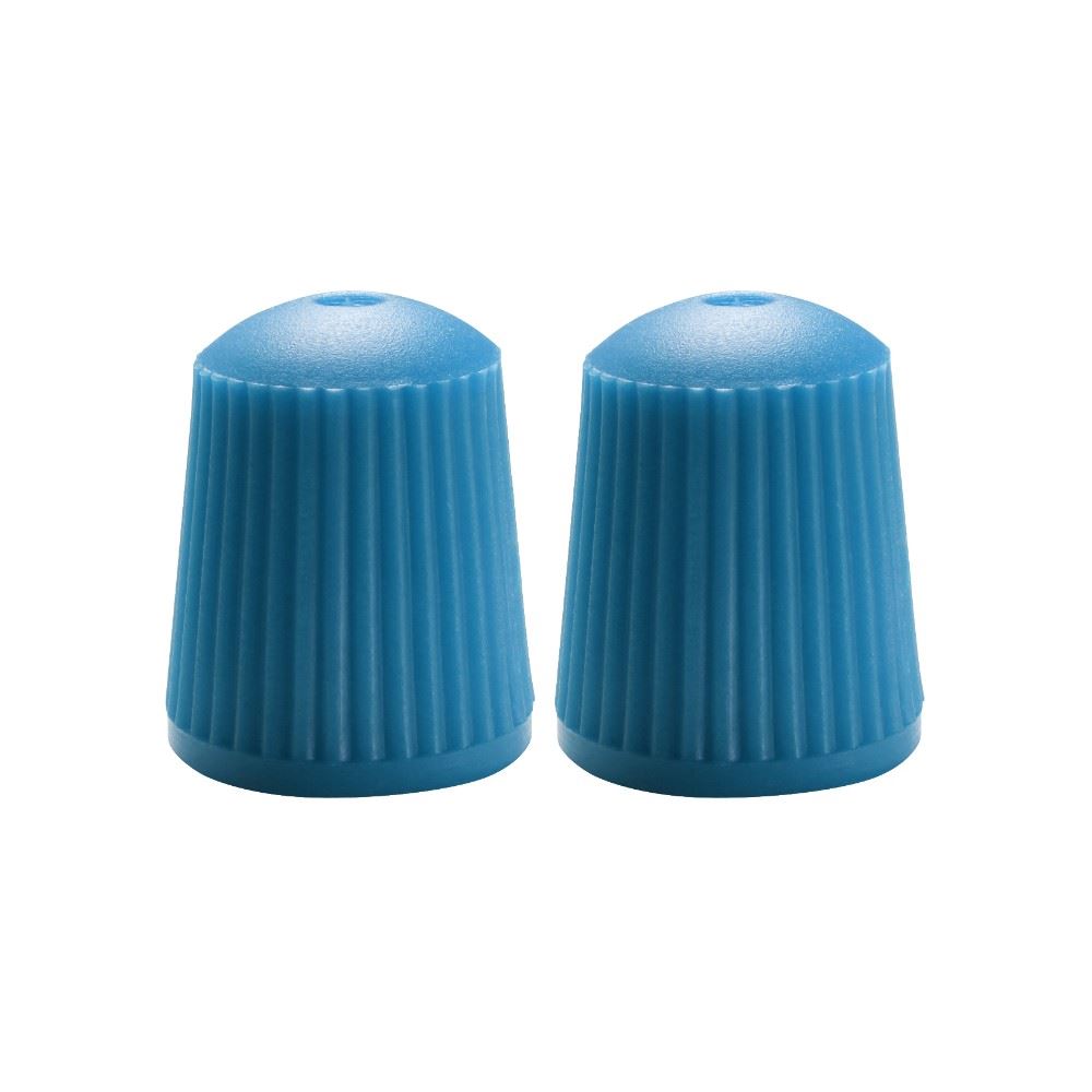 Apico Silicone Valve Caps 10 Pack Blue