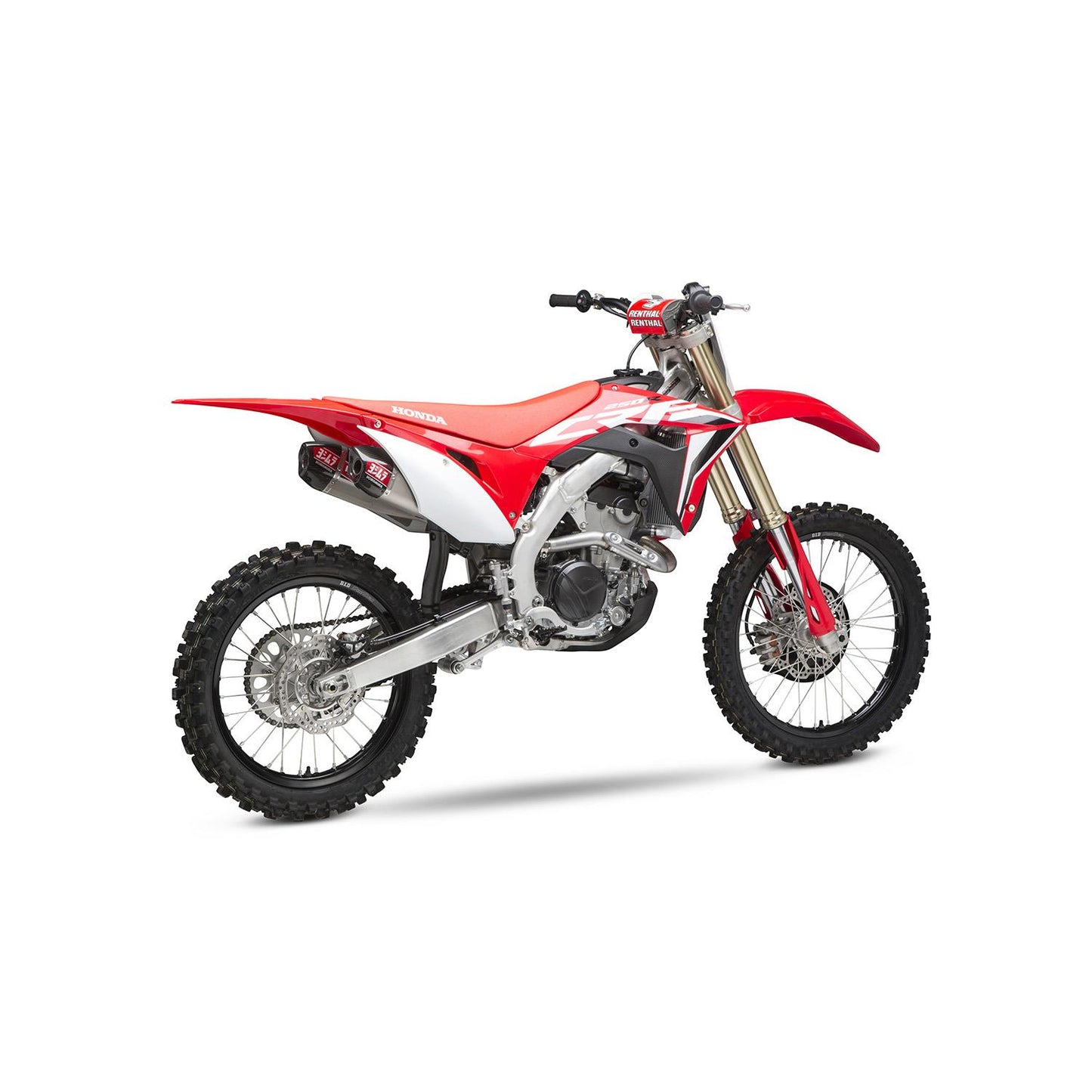 Yoshimura RS-9T Slip On Pair Stainless Steel Carbon Cap For Motocross Enduro Motorcycles