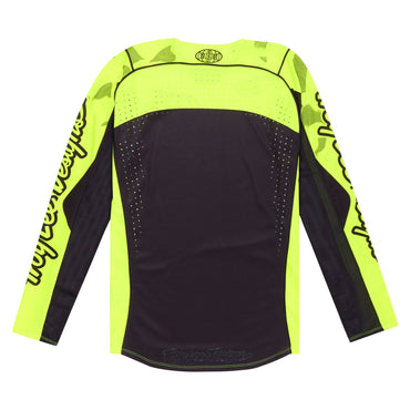 Troy Lee Designs Spring 2025 MX Jersey SE PRO Blotted Jersey Flo Yellow