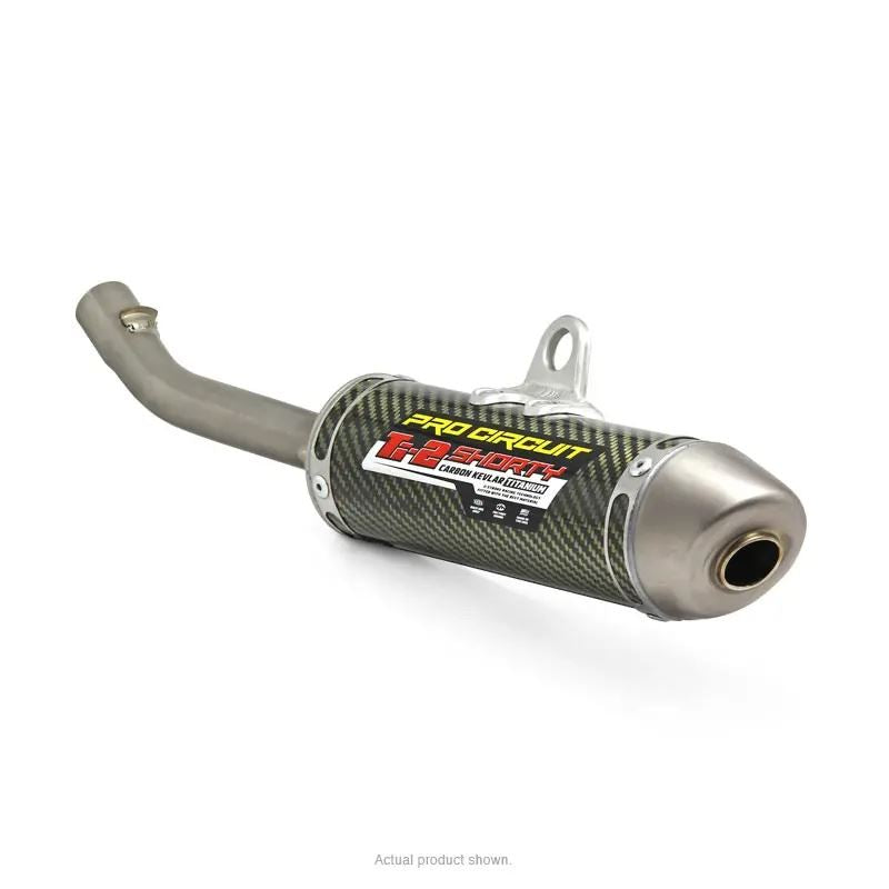 Pro Circuit Ti-2 Shorty Carbon Kevlar/Titanium Silencer For Honda CR 125R 2002-2007
