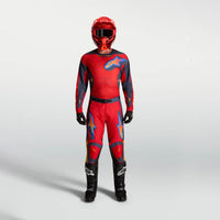 Alpinestars 2027 Racer Hunt MX Combo Kit Fire Red Graystone Hot Coral
