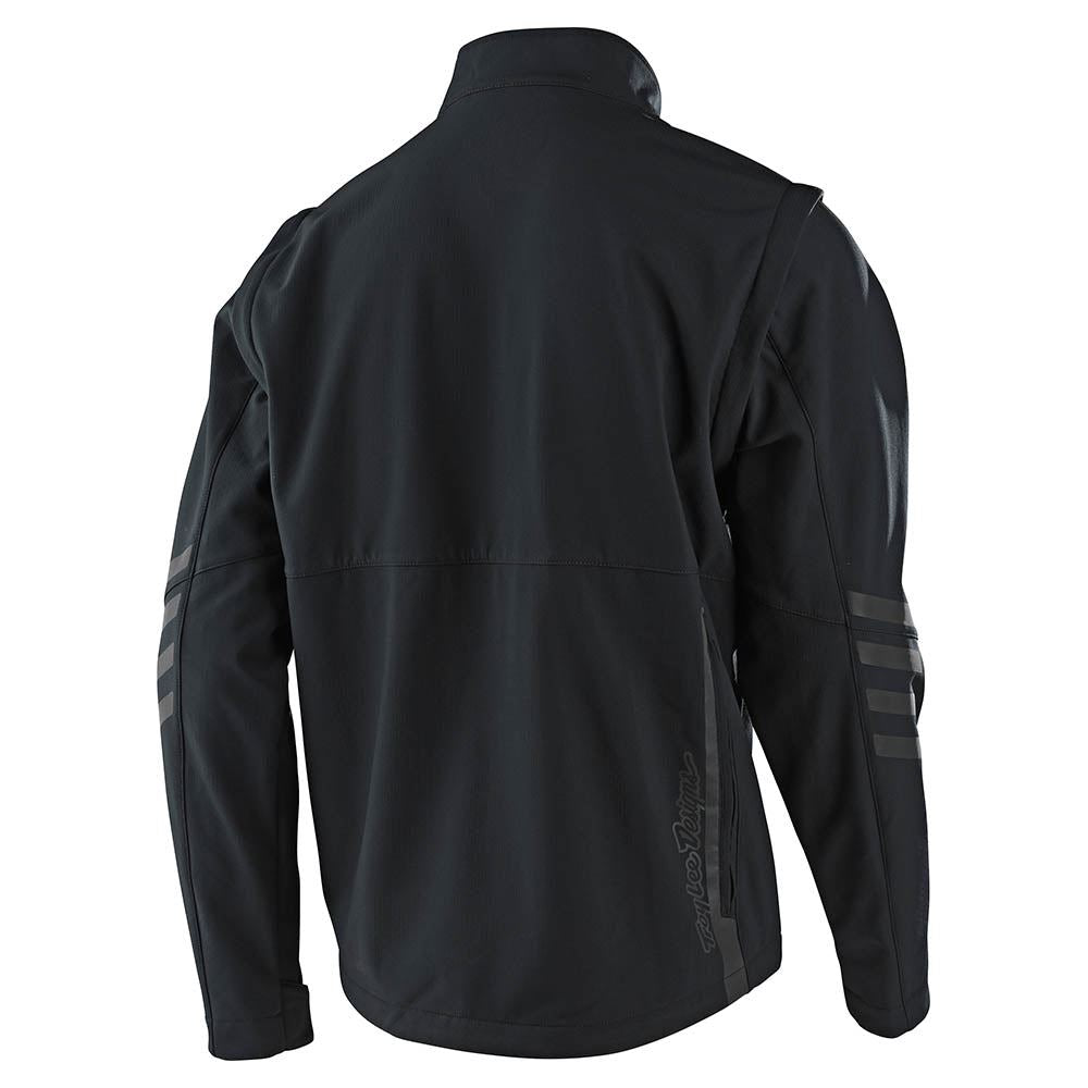 Troy Lee Designs 2025 Scout Softshell Off-Road Jacket Solid Black