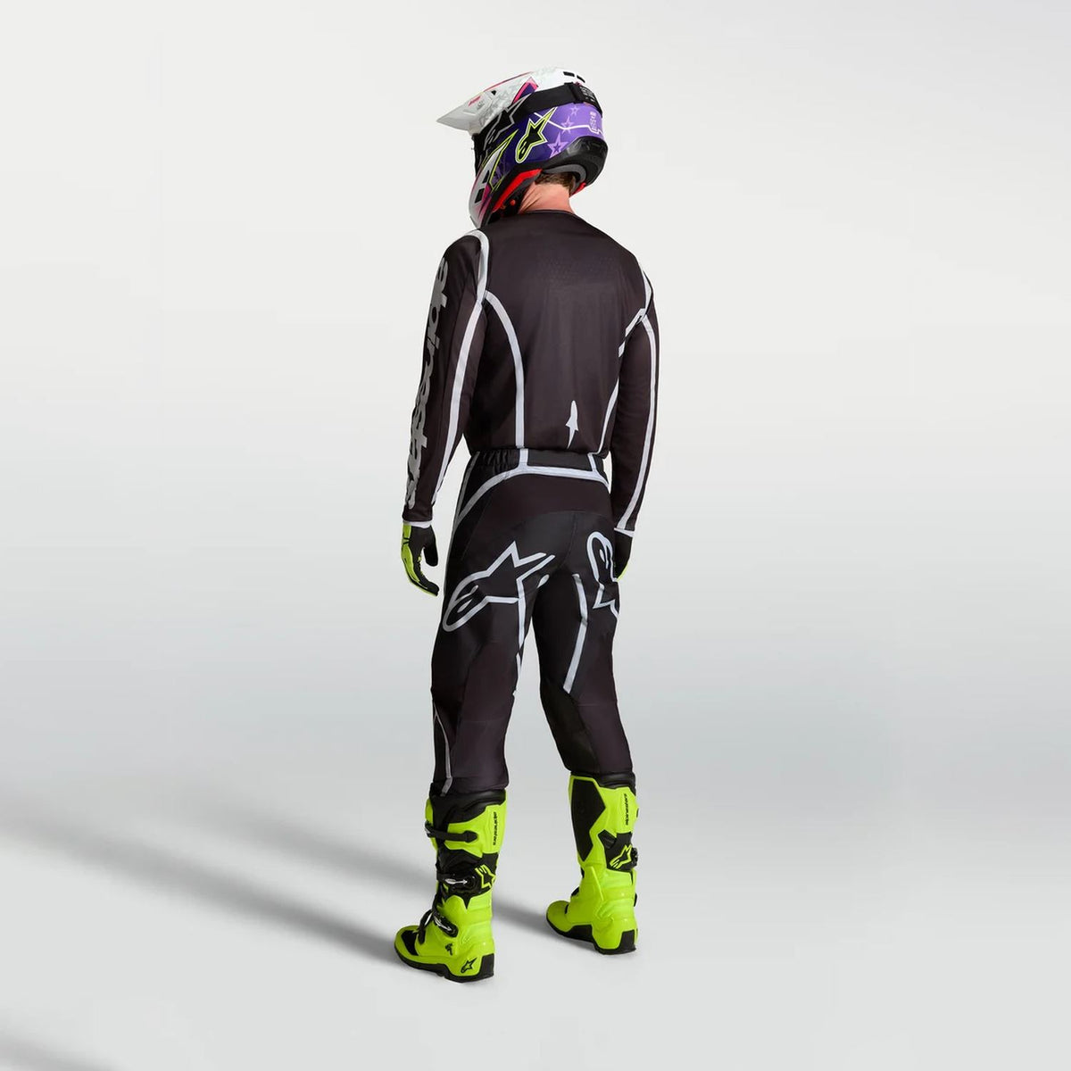 Alpinestars 2027 Fluid Apex MX Combo Kit Black Silver