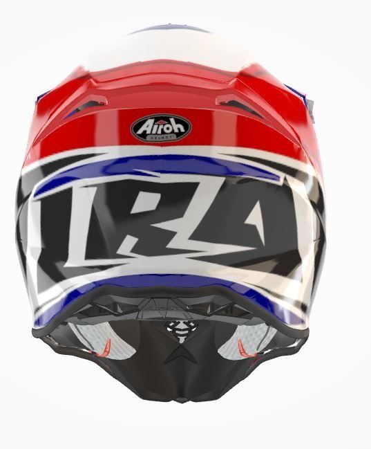 Airoh Helmet  Twist 2.0 Shaken Blue Gloss