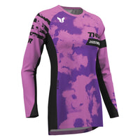 Thor 2026 Womens Launchmode Bleach Black Orchid MX Combo Kit