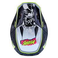 Alpinestars 2027 S-M7 Blaster MX Helmet Black Grey Yellow Fluo
